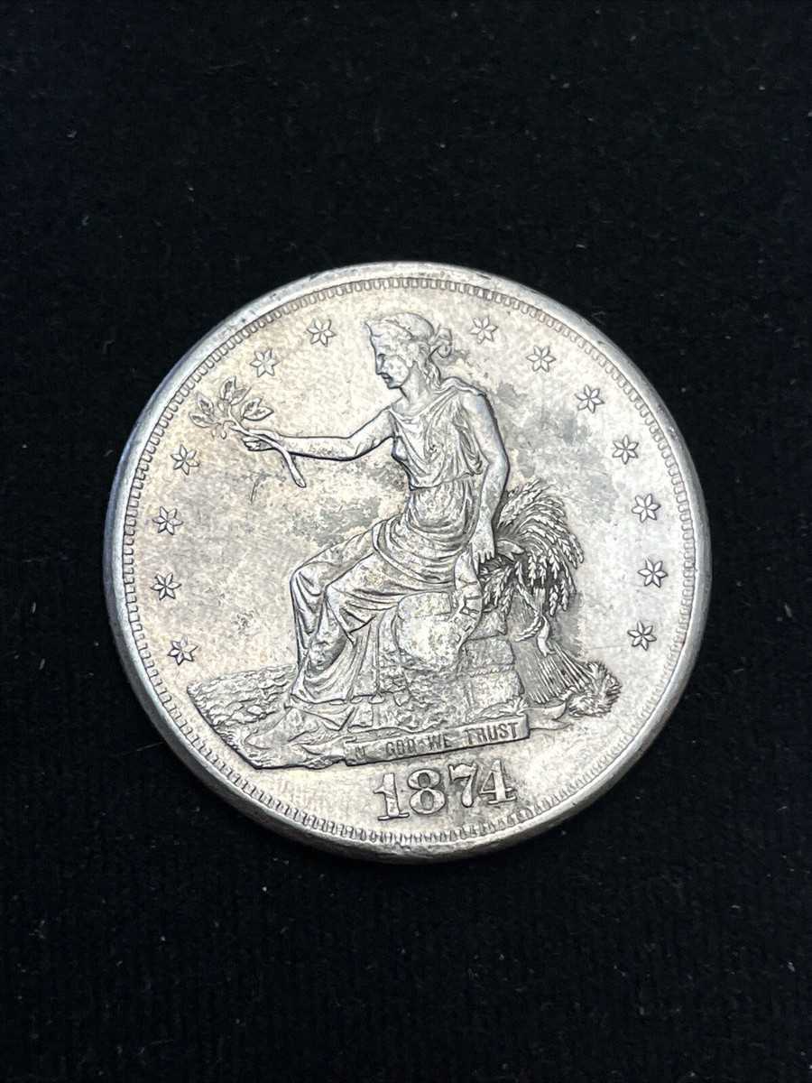 【専用】【超希少】1874年 1円銀貨 前期　PCGS認定 超希少】1874年 1円銀貨 前期 PCGS認定 - メルカリ