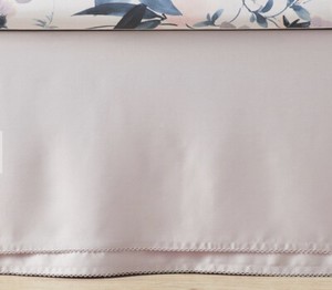 Pottery Barn Kids Crib Skirt ~ Pale Purple Lilac ~ 52"×28"