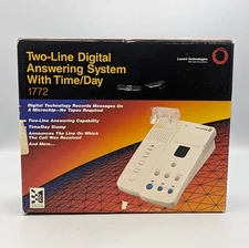 New Vintage 1997 Lucent Technologies 2 Line Digital Phone Answering System #1772