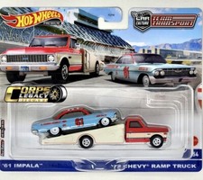 Hot Wheels Team Transport '61 Impala '72 Chevy Ramp Truck #54