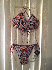 NWT ZAFUL SIZE MEDIUM FLORAL PRINT WOMEN'S SWIM SUIT