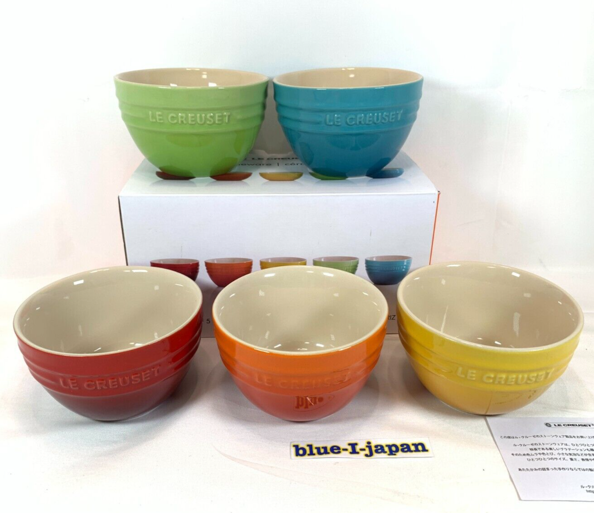 LE CREUSET ル・クルーゼ　スモールライスボウル5個セット Amazon.co.jp: ル・クルーゼ(Le Creuset) ストーンウェア 茶碗