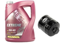 Motoröl Ölfilter SM836 Set 5W40 5 Liter für Audi A3 Seat Leon Skoda VW Caddy