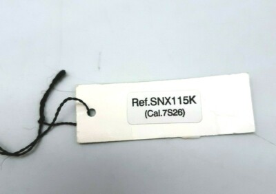 Seiko SNX115K watch price tag part accesories Vintage