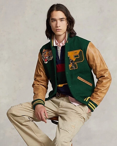 Embroidered Varsity Blouson - Men - Ready-to-Wear