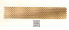 Half 1/24 Scale - Brick Sheet - basswood dollhouse miniature  USA  1pc