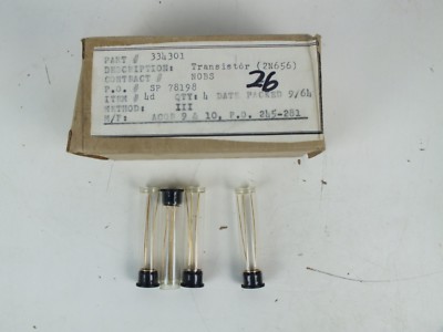 Lot of 4 Transistor 2N656 Nobs 334301