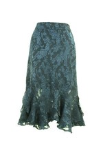 Busy Navy Lace Skirt
