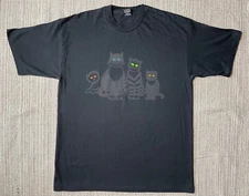 Rare Vintage Screen Stars Black Cat Love With Colored Eyes Family of 4 Pet