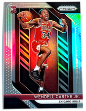 2018-19 Panini Prizm Basketball #80 Wendell Carter Jr. RC Rookie Silver Prizm