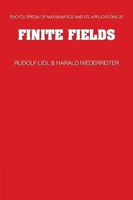 Finite Fields Lidl Niederreiter Paperback Cambridge University Press 2e