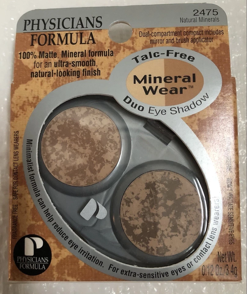 Physicians Formula Mineral Wear Duo Eyeshadow #2475 Natural Minerals Lot of 3 - Image 3 of 4