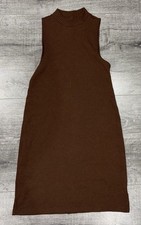 Old Navy Women’s Brown Lined Sleeveless Dress Size Medium, #566