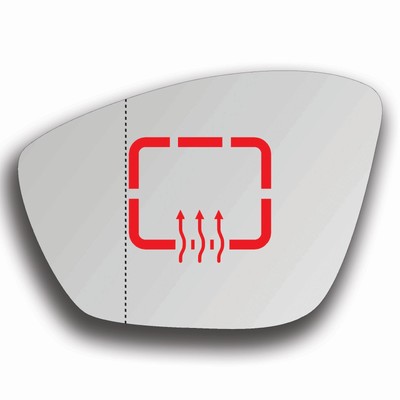Spiegelglas Asphärisch Links Beheizbar für Peugeot 2008 2019 - 2026
