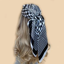 90*90cm Silk Scarf Scarftop Headwraps For Woman Fashion Four Seasons Hair Access