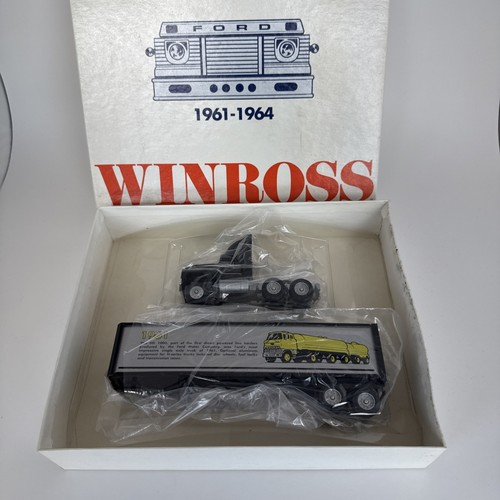 Winross The Story of Ford Trucks 1961-1964 Mustang Semi Box Set Diecast - Picture 8 of 13