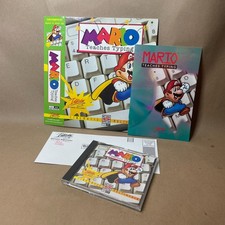 PC Big Box INTERPLAY MARIO TEACHES TYPING COMPUTER VIDEO GAME 1993