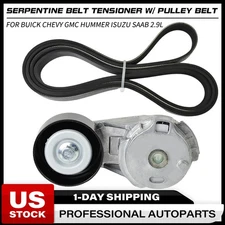 Serpentine Belt Tensioner Pulley Kit for Chevy P30 C1500 Pickup GMC G3500 Isuzu