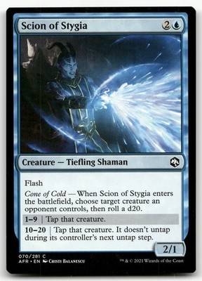 Scion of Stygia #70 (LP) Forgotten Realms AFR Magic MTG
