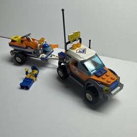 LEGO CITY: Coast Guard Quad Bike (7736) + 4WD & Jet Scooter (7737) 100% Complete