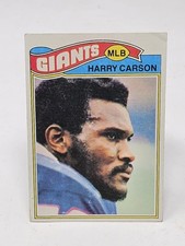 1977 Topps #146 Harry Carson Rookie - New York Giants Football Card. rookie card picture