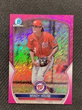 2023 Bowman Chrome #BCP-212 Brady House Prospects Fuchsia Shimmer Refractor /199