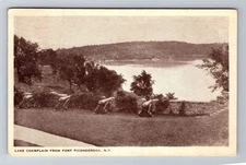 Fort Ticonderoga NY-New York, Lake Champlain, Antique, Vintage c1932 Postcard