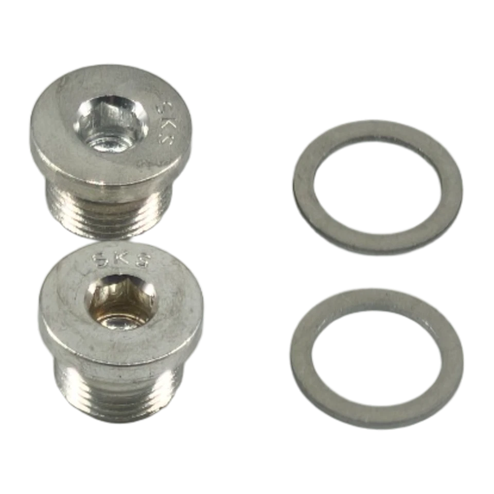 2x Engine Oil Drain Plug For Porsche 911 Cayman Boxster 2009-2016 Foto 3 de 4