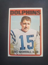 TOUGH Set Break 1972 Topps HIGH #308 Earl Morrall SP - Miami Dolphins Colts !!