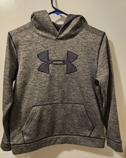 Under Armour Storm 1 Loose Fit Hoodie Gray Youth Size Large