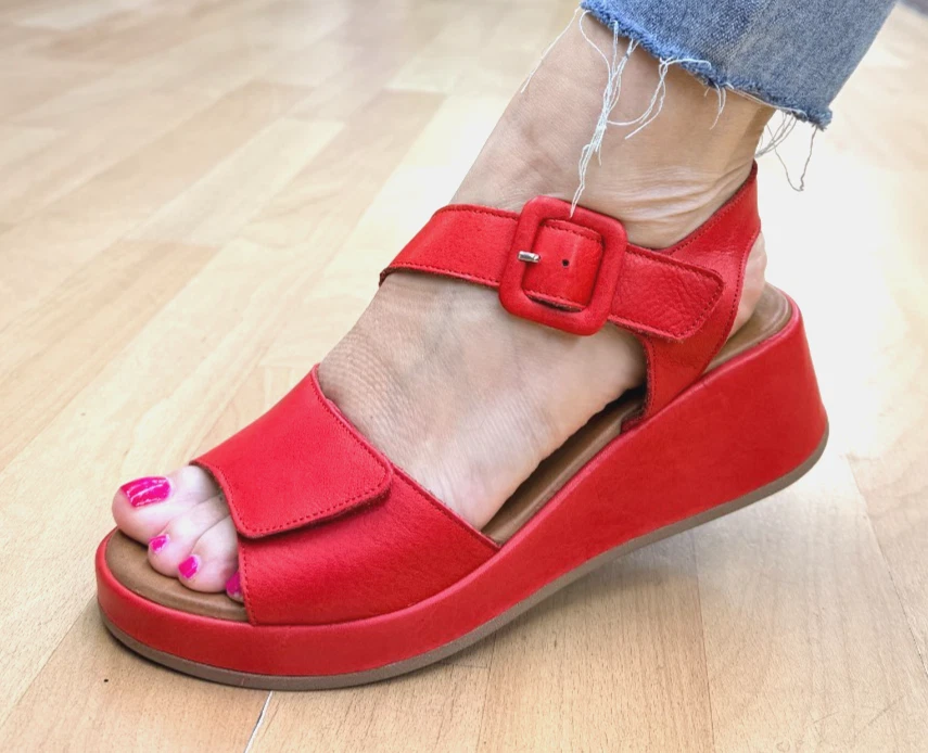 Bonavi Artemis Leather Mid Wedge Comfort Sandals Choose Sz/Color
Opens in a new window or tab