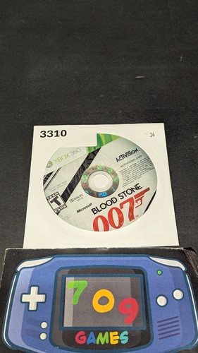 007 Blood Stone (Microsoft Xbox 360, 2010) Disc Only