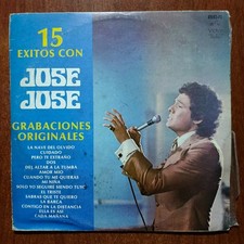 15 Exitos Con Jose Jose Grabaciones Originales [1982] Vinyl LP Bolero