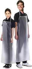 Waterproof Plastic Aprons Transparent PVC 2 Pack, Keeps You Clean and Dry When