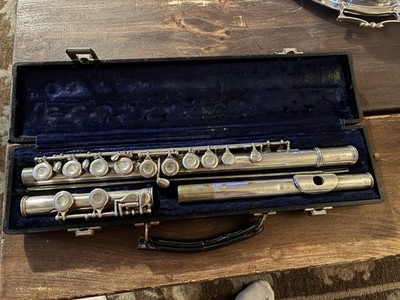 Vintage Gemeinhardt M2 Student Flute - Late 1970s Elkhart IND - Good Cond.  Case