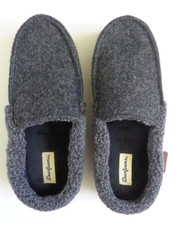 Dearfoams Memory Foam Men s Slippers Black Size Small 7.5 Slip On Comfort New