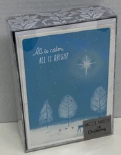BOX 18 Christian CHRISTMAS Greeting Cards; Bible Scripture & Inspirational Verse