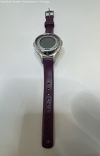 Timex Ironman M594 Digital Silver Tone Purple Resin Strap Women's Watch 30.5g