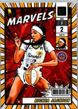 Rickea Jackson 2025 Donruss WNBA Net Marvels Los Angeles Sparks