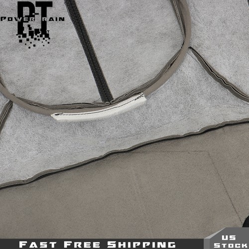 For 2011-2016 Ford F250 F350 F450 F550 Front Driver Passenger Seat Covers Black - Picture 22 of 22