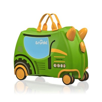 Trunki Glide Ride on Luggage Kids Suitcase Toy Box Tommy the Tractor