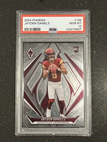 2024 Panini Phoenix - Rookies Jayden Daniels #198 (RC) PSA 10