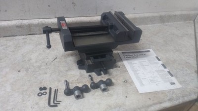 Dayton 3W766 8 In Max Jaw Opening 2 In Throat Depth Machine Vise