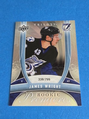 JAMES WRIGHT - 2009-10 UPPER DECK TRILOGY - ROOKIE PREMIERES RC #142  /799