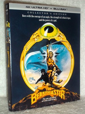 The Beastmaster (4K/Blu-ray, 2025) NEW Marc Singer Tanya Roberts Rip Torn action
