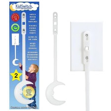 KidSwitch Light Switch Extender for Kids 2 Pack - Award Winning, Easy Grab Han