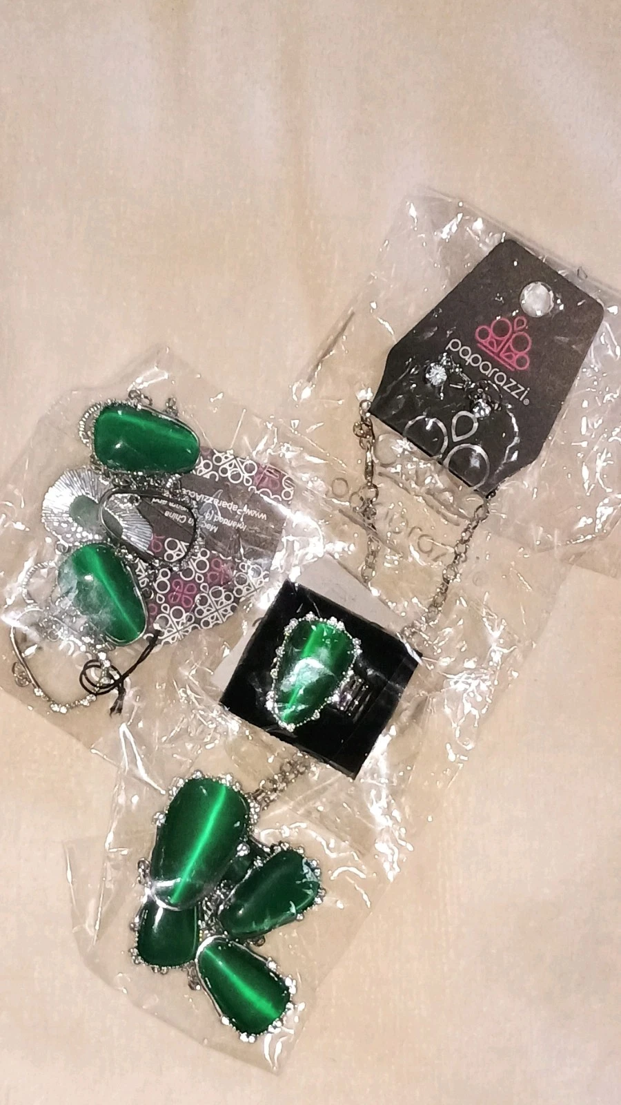 VETEMENTS NUOVO!! Paparazzi Yacht Club Verde Neport Verde (lotto di 3 pezzi)