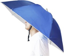 Umbrella Hat 37 Inch Fishing Umbrella Hat Hands Free Foldable UV Protection