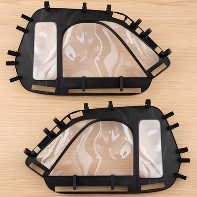 PAIR Soft Upper Door Cab Enclosure for 2014-2025 Polaris RZR XP 1000 / Turbo UTV