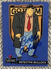 Robert Costanzo Harvey Bullock 1993 Batman The Animated Series #11 Signed Card